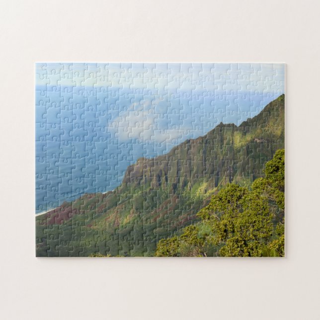 Quebra-cabeça Kalalu Overlook - Kauai, Havaí - 11x14 - 252 pc (Horizontal)
