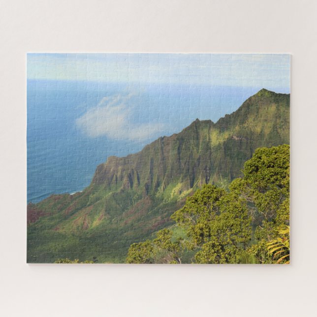 Quebra-cabeça Kalalu Overlook - Kauai, Havaí - 16x20 - 520 pc (Horizontal)