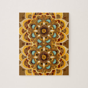 Quebra-cabeça Kaleidoscópio Vintage Mandala