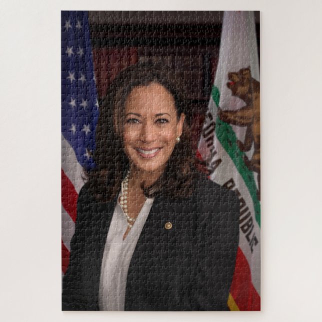 Quebra-cabeça Kamala Harris Candidato ao Presidente EUA 2024 (Vertical)