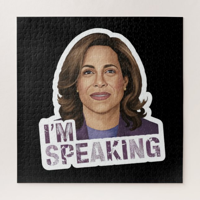 Quebra-cabeça Kamala Harris Eu Estou Falando, Citação Histórica  (Vertical)