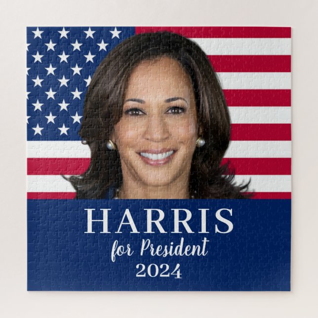Quebra-cabeça Kamala Harris Para O Presidente 2024 (Vertical)