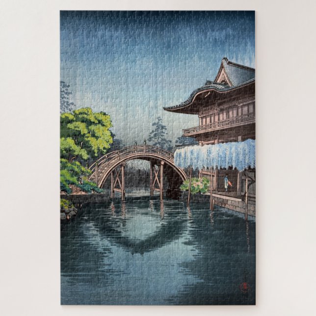 Quebra-cabeça Kameido Tenmangu por Tsuchiya Koitsu (Vertical)