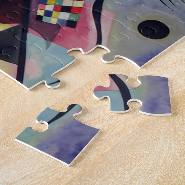 Quebra-cabeça Kandinsky 1925/amarelo/vermelho/azul/pixdezines (Lateral)