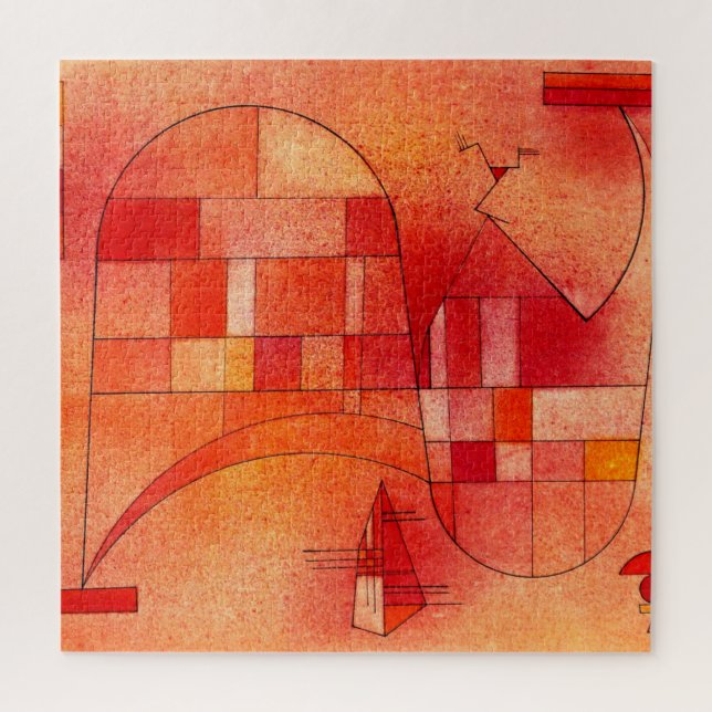 Quebra-cabeça Kandinsky - Amarelo Rosa (Vertical)