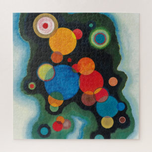 Quebra-cabeça Kandinsky aprofundou o óleo de Abstrato de impulso