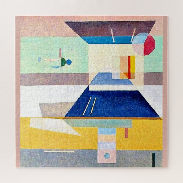 Quebra-cabeça Kandinsky - Atrás Da Direita - Para O Puzzl Da Man (Horizontal)