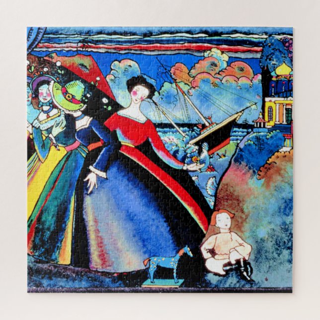 Quebra-cabeça Kandinsky - Navio, (Vertical)