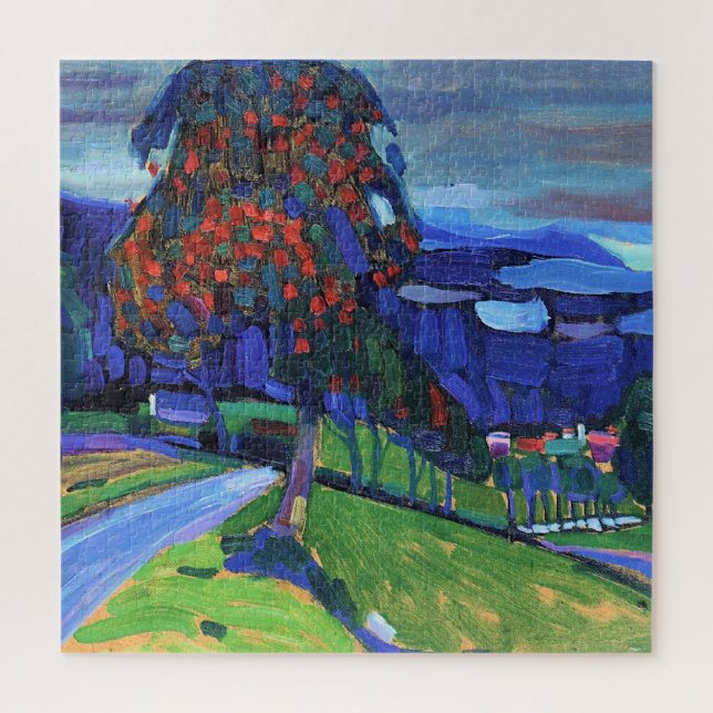Quebra-cabeça Kandinsky - Outono em Murnau, (Vertical)