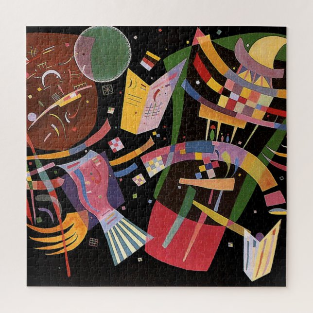 Quebra-cabeça Kandinsky trabalho de arte, Composição X, (Vertical)