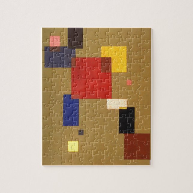 Quebra-cabeça Kandinsky Treze Retângulos Abstrato Painting (Vertical)