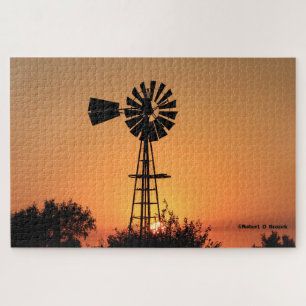 Quebra-cabeça Kansas Ouro Sunset