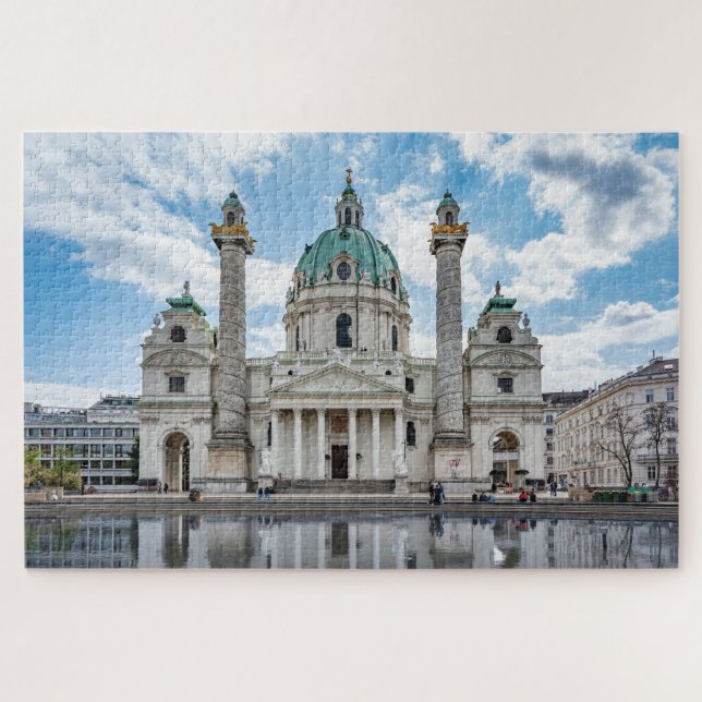Quebra-cabeça Karlskirche em Viena, Áustria (Horizontal)