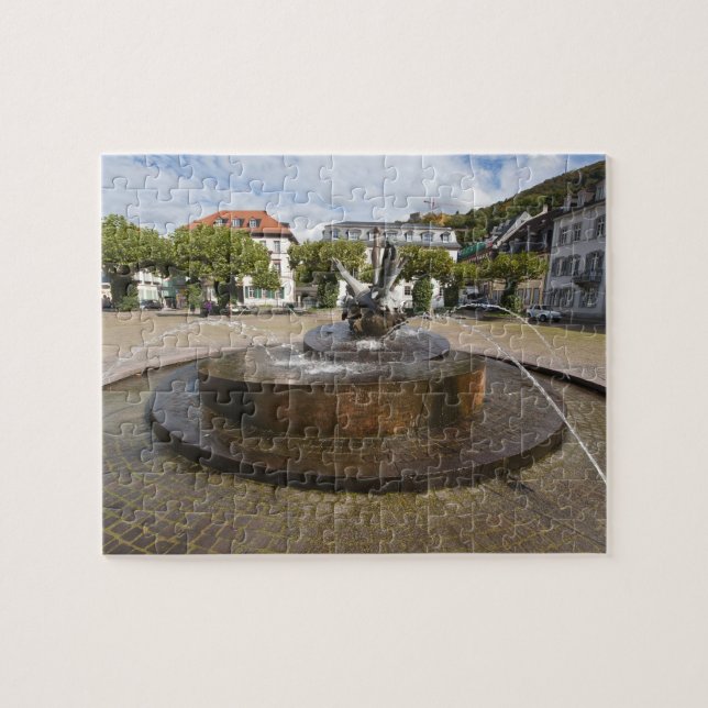 Quebra-cabeça Karlsplatz (Praça de Karl), Velha Heidelberg (Horizontal)