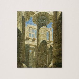 Quebra-cabeça Karnak, c.1866 (w/c no papel)