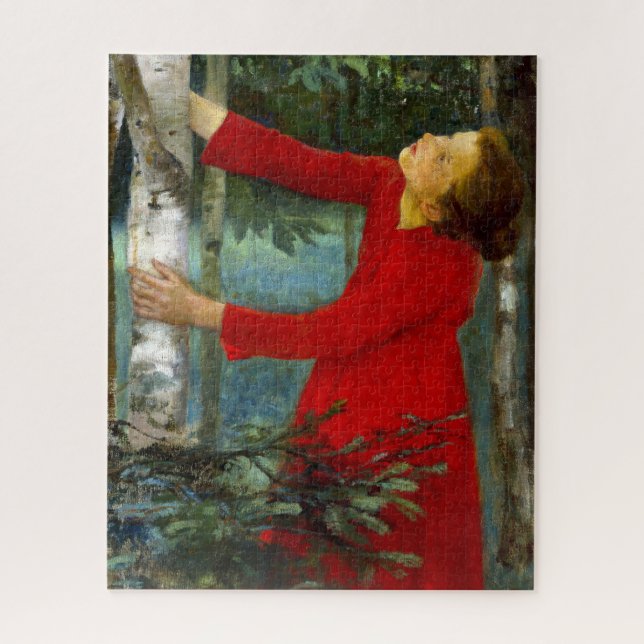 Quebra-cabeça Károly Ferenczy - Canto de Pássaro (Vertical)