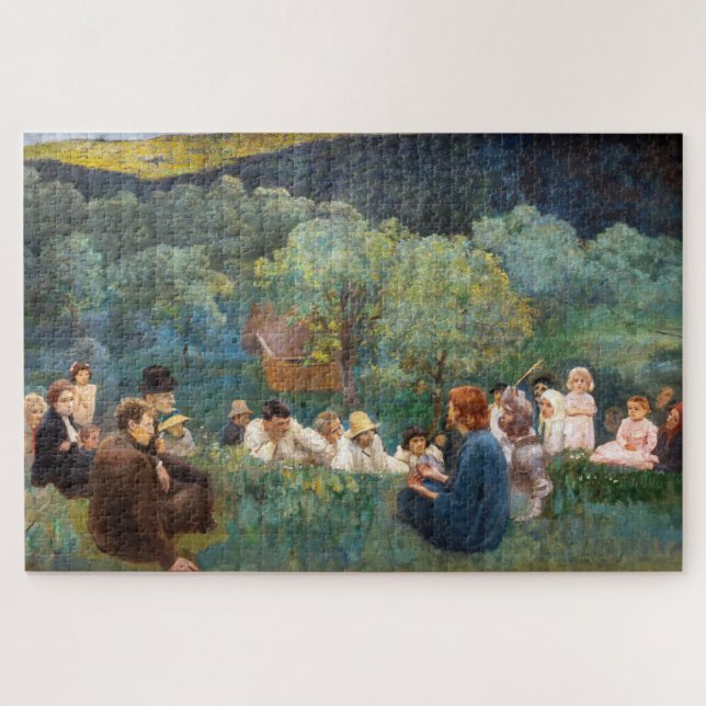 Quebra-cabeça Károly Ferenczy - Sermão da Montanha (Horizontal)