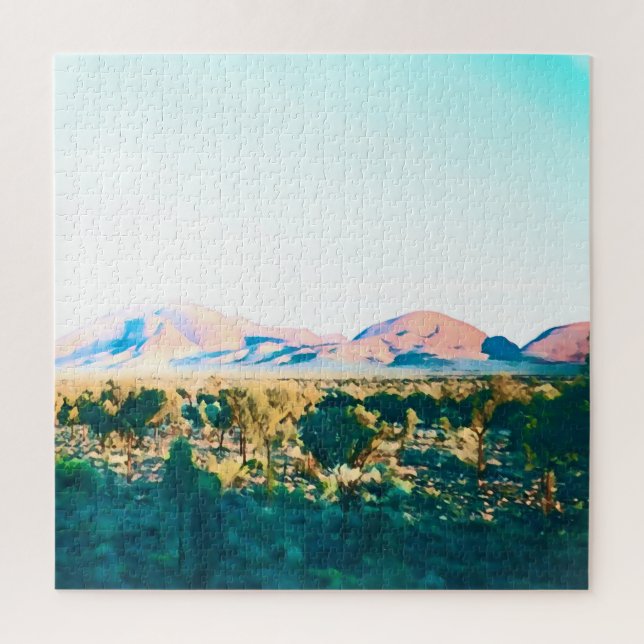 Quebra-cabeça Kata Tjuta The Olgas Central Australia viagem (Vertical)