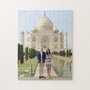 Quebra-cabeça Kate e William - Taj Mahal