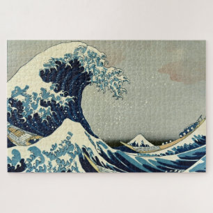 Quebra-cabeça Katsushika Hokusai é a onda de Excelentes de Kanag