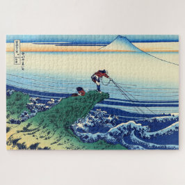Quebra-cabeça Katsushika Hokusai - Kajikazawa na província de Ka