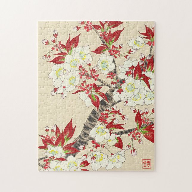 Quebra-cabeça Kawarazaki Shodo Calendário Floral da Arte do Japã (Vertical)