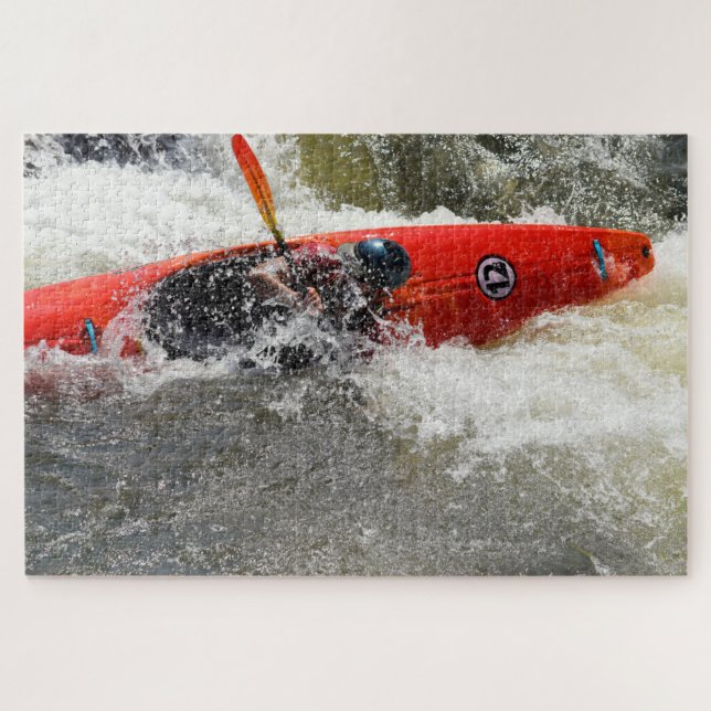 Quebra-cabeça Kayak Aventura White Water - 20 x 30 (Horizontal)