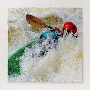 Quebra-cabeça Kayak Whitewater Adrenaline Rush - 20x20