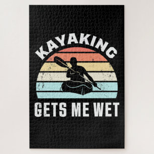 Quebra-cabeça Kayaking me deixa molhado