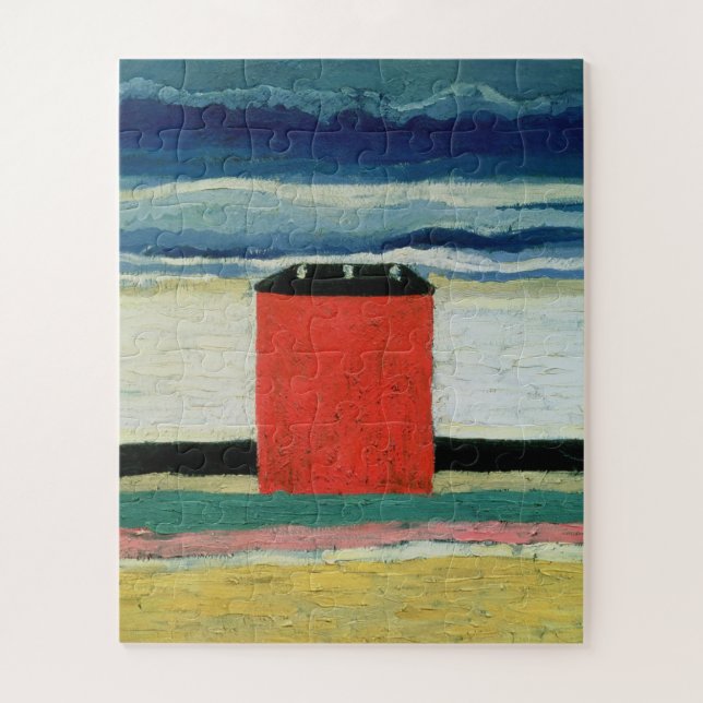 Quebra-cabeça Kazimir Malevich - Casa Vermelha (Vertical)
