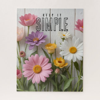 Quebra-cabeça "Keep It Simple" Floral
