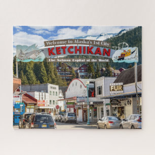Quebra-cabeça Ketchikan, Alasca, Cruising Alaska Port