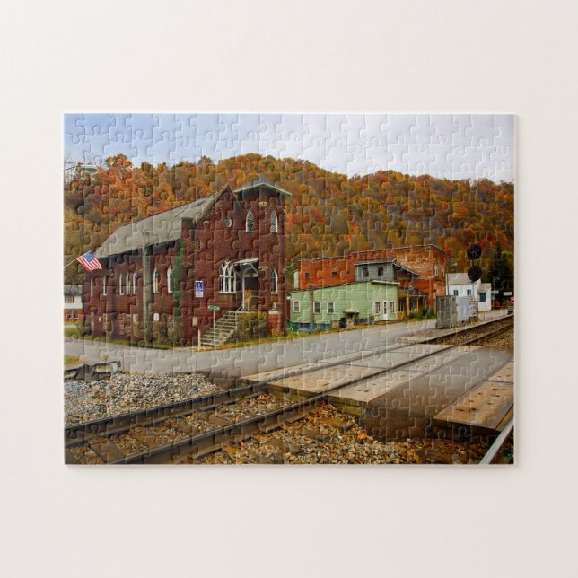 Quebra-cabeça Keystone West Virginia. (Horizontal)