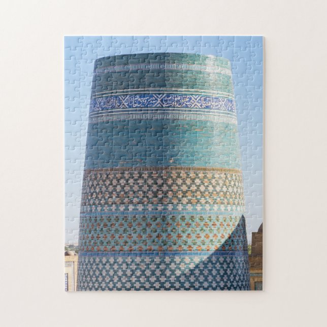 Quebra-cabeça Khiva, Uzbequistão, Ásia - Kalta Minor inacabado (Vertical)