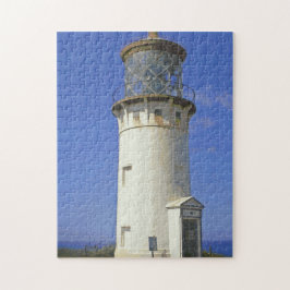 Quebra-cabeça Kilauea Lighthouse na Ilha Havaiana de Kauai em