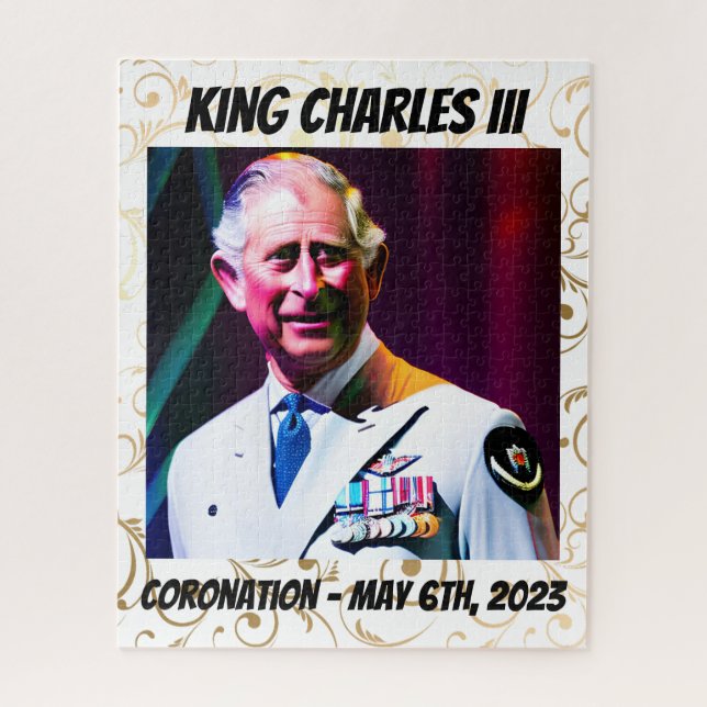 Quebra-cabeça King Charles III Coronation (Vertical)