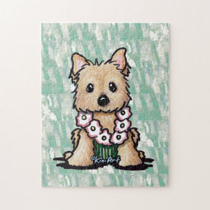 Quebra-cabeça KiniArt Hula Girl Cairn Terrier