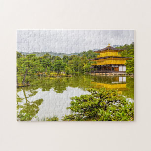 Quebra-cabeça Kinkaku-ji Ou Pavilhão E Pond Do Ouro, Quioto