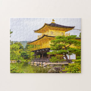 Quebra-cabeça Kinkaku-ji, pavilhão de ouros, Quioto