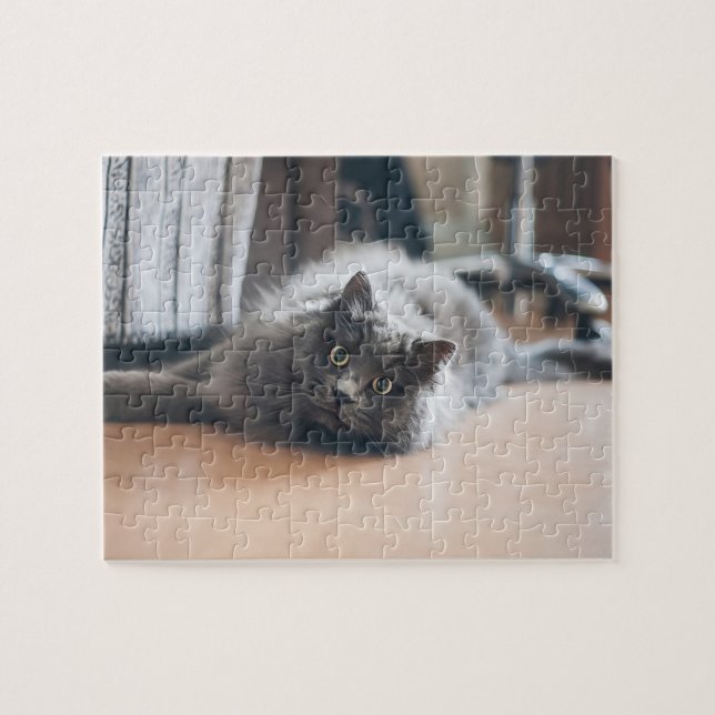 Quebra-cabeça Kit de personalização divertido para gato de estim (Horizontal)