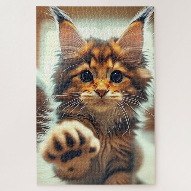 Quebra-cabeça Kitten (Vertical)