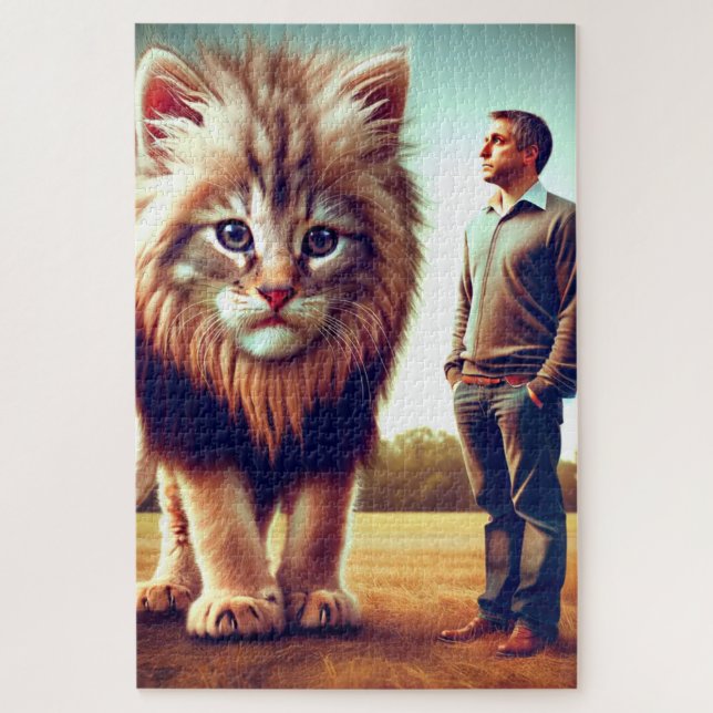 Quebra-cabeça Kitten Grande (Vertical)