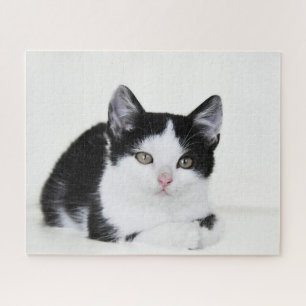 Quebra-cabeça Kitten Preto e Branco