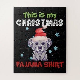 Quebra-cabeça Koala Bear Esta É A Minha Camisa De Natal