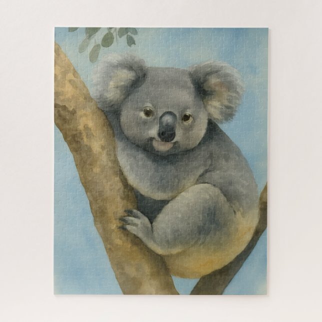 Quebra-cabeça Koala Calm - Watercolor Willife (Vertical)