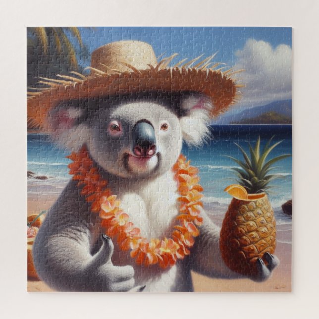 Quebra-cabeça Koala Luau (Vertical)