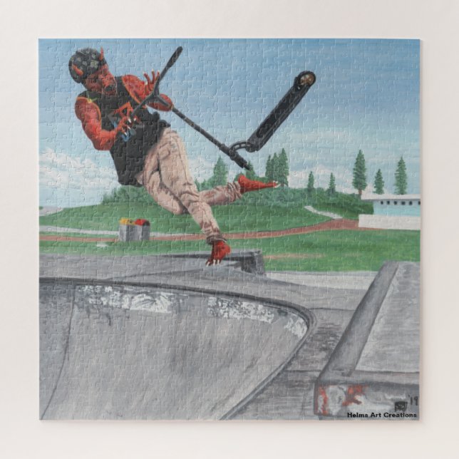 Quebra-cabeça Kobold Kick Patinete Fantasy Large Jigsera Quebra- (Vertical)