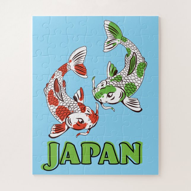 Quebra-cabeça Koi Carp (Vertical)