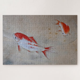 Quebra-cabeça Koi Fish - Antique Master Art /China