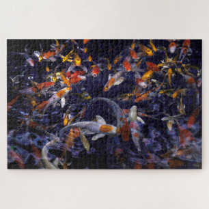 QUEBRA-CABEÇA KOI FISH OVER FLOWING